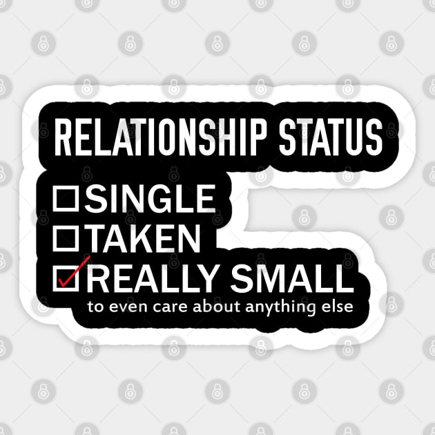 Relationship Status: Really Small Sticker by giovanniiiii